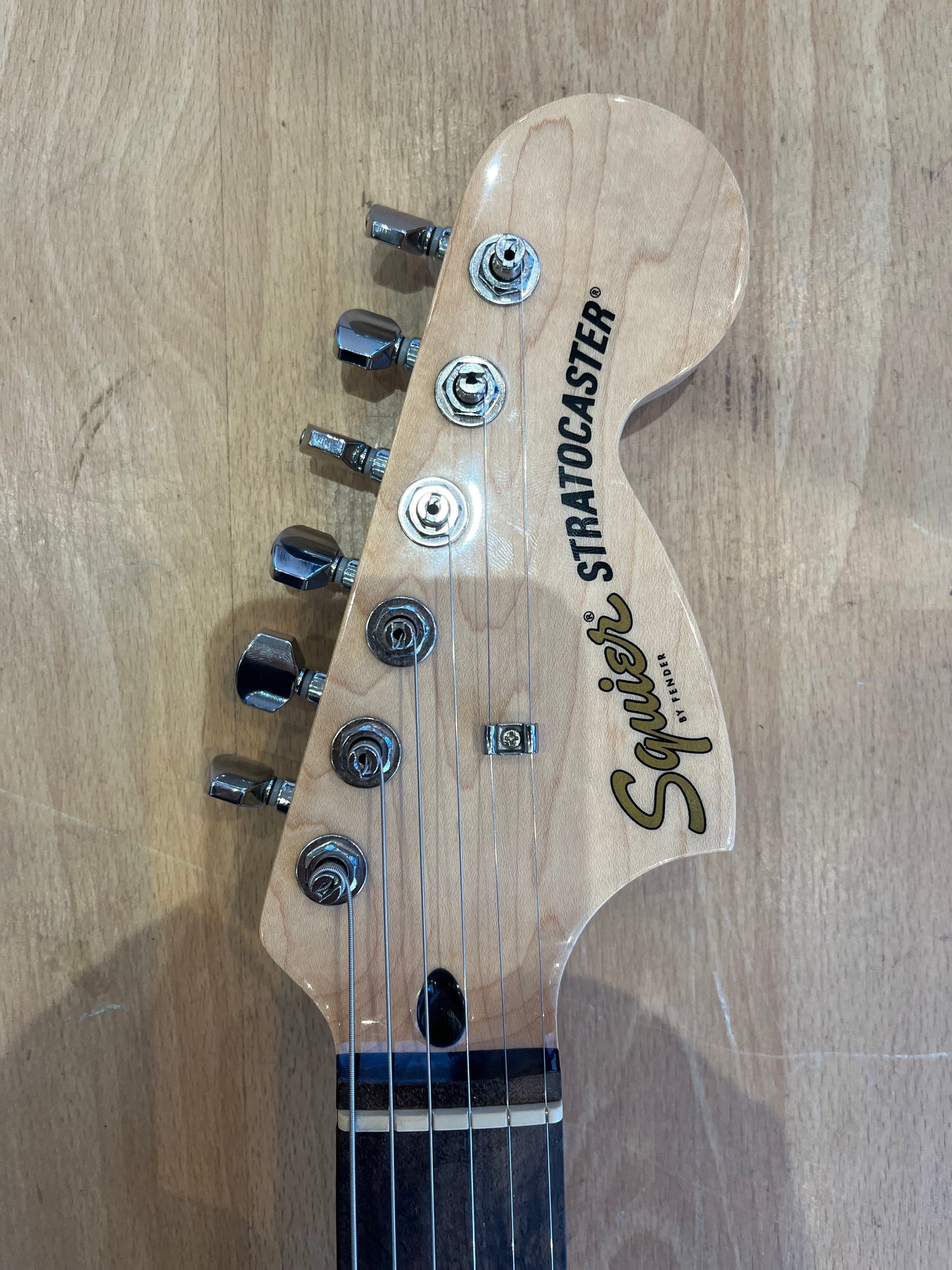 Fender Squier Strat - HH configuration, charcoal frost colour