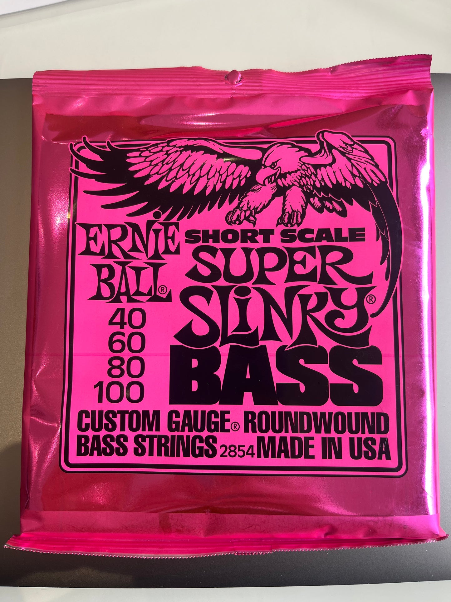 Ernie Ball Short Scale - Super Slinky Bass strings - 40-100