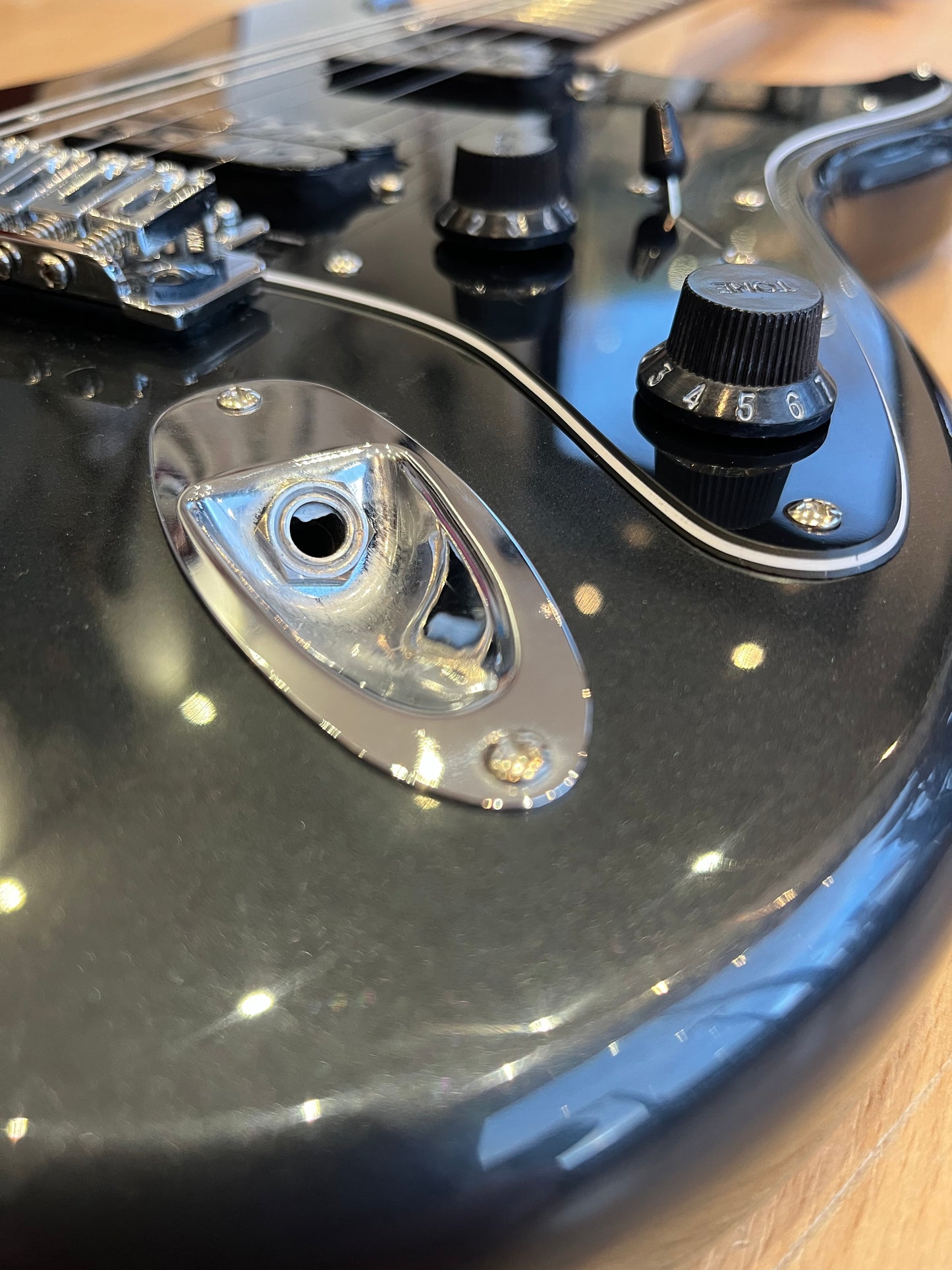Fender Squier Strat - HH configuration, charcoal frost colour
