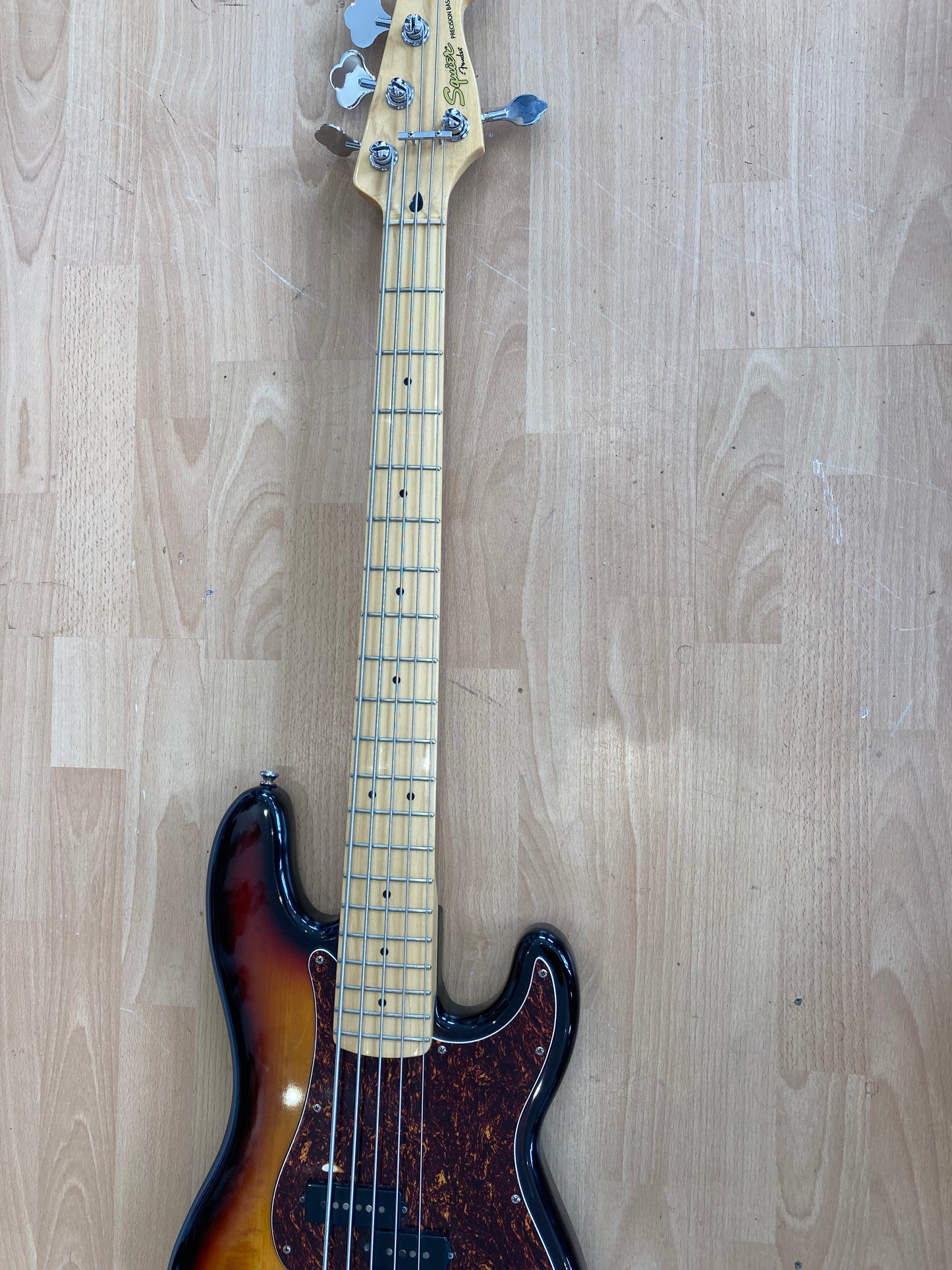 Fender Squier 5 String Percussion Bass Sunburst - Excellent Condition