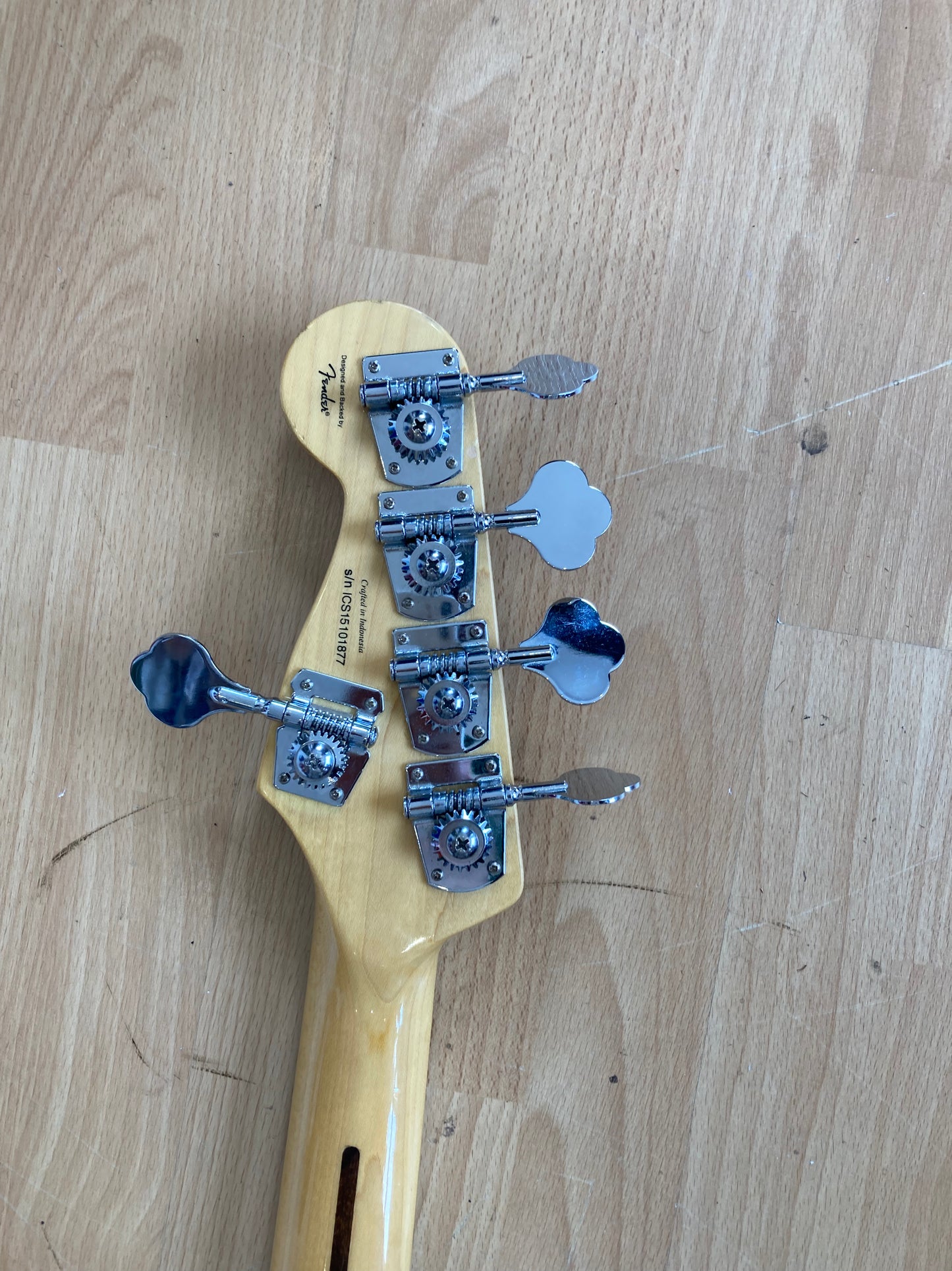 Fender Squier 5 String Percussion Bass Sunburst - Excellent Condition