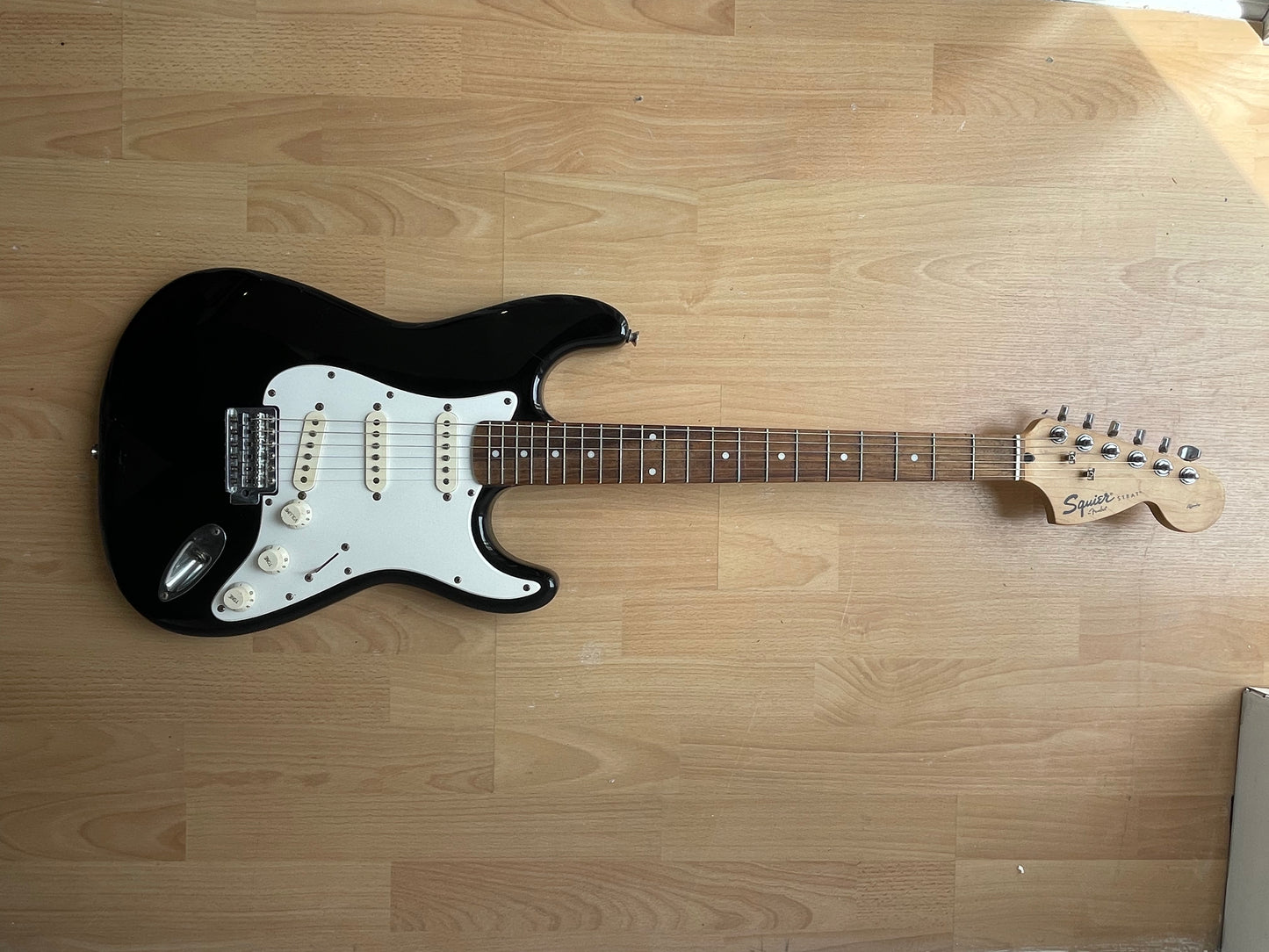 Jet Black Squier Strat