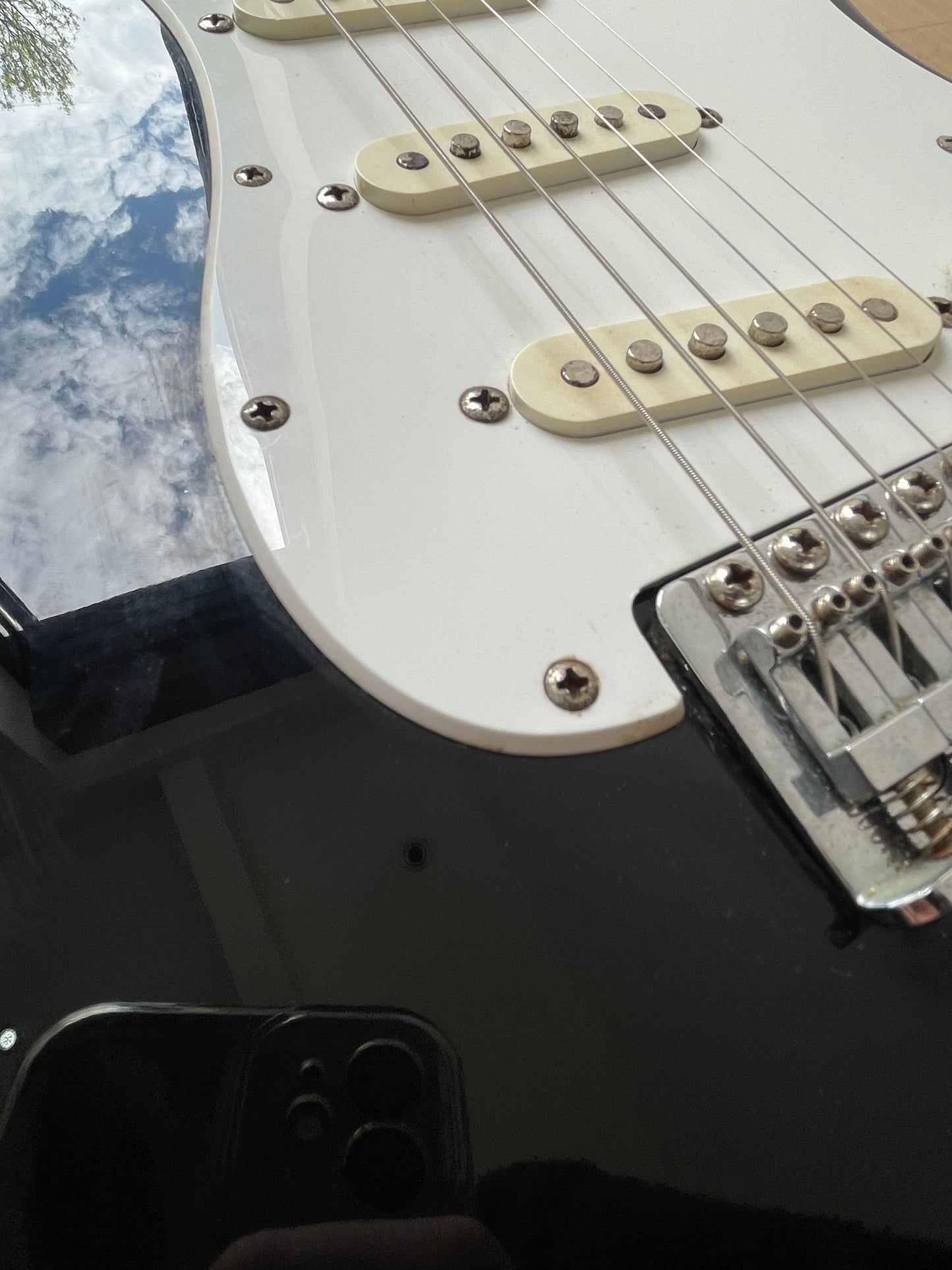 Jet Black Squier Strat
