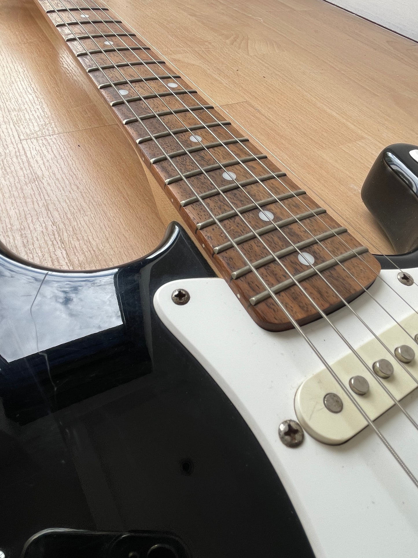 Jet Black Squier Strat