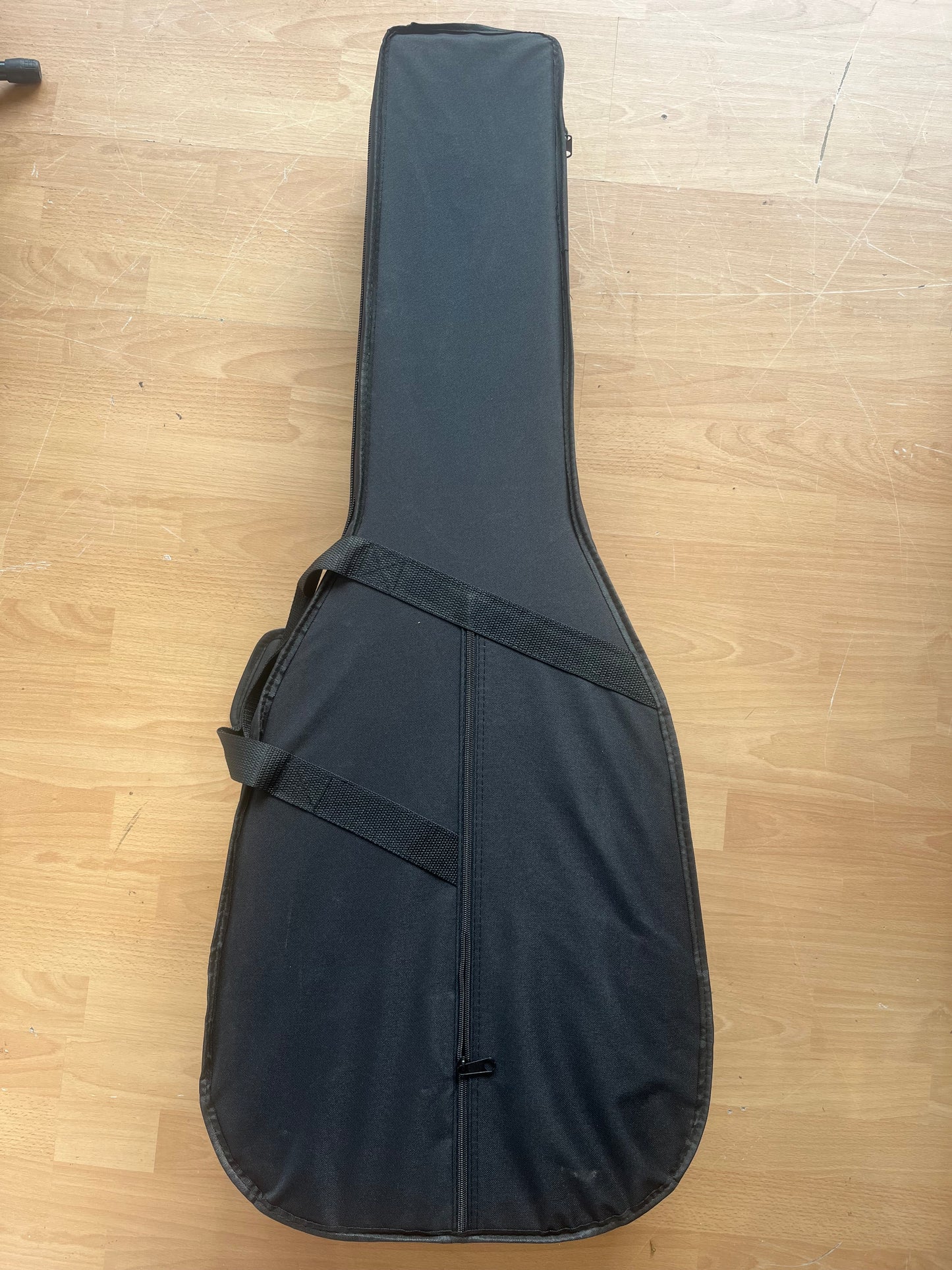Polyfoam Lightweight hard case, for acoustic guitars - plush grey - NEW