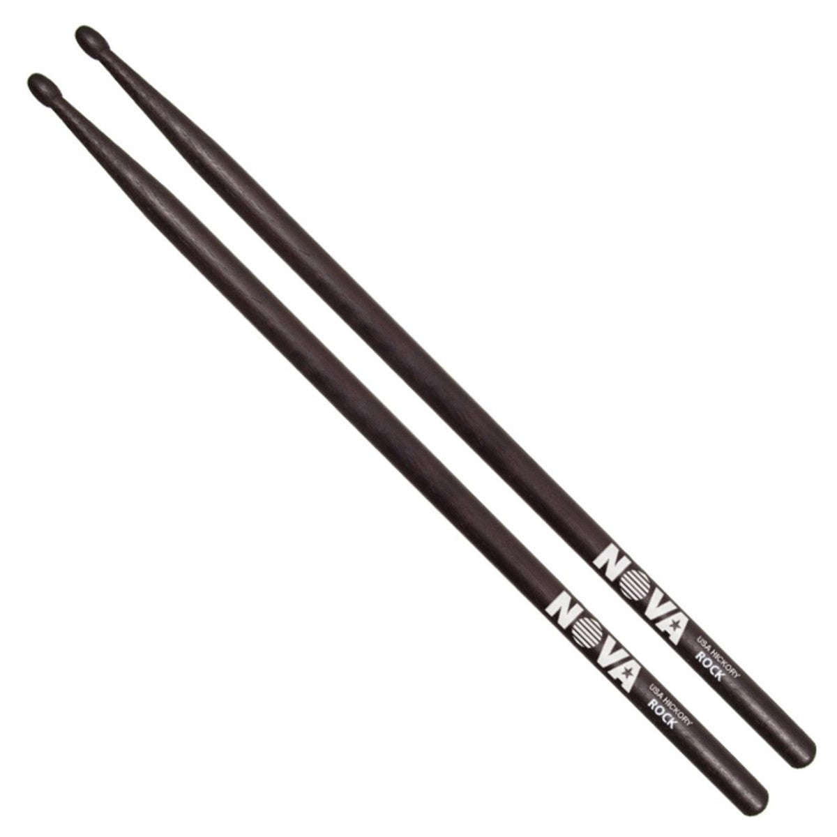 Rock drums sticks - Black - NOVA
