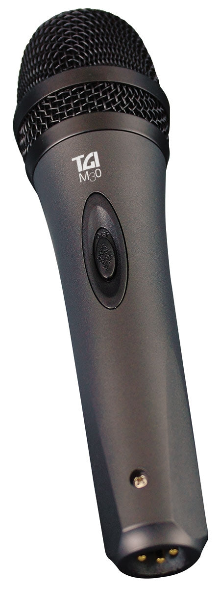 TGI PRO MICROPHONE WITH XLR CABLE AND POUCH.