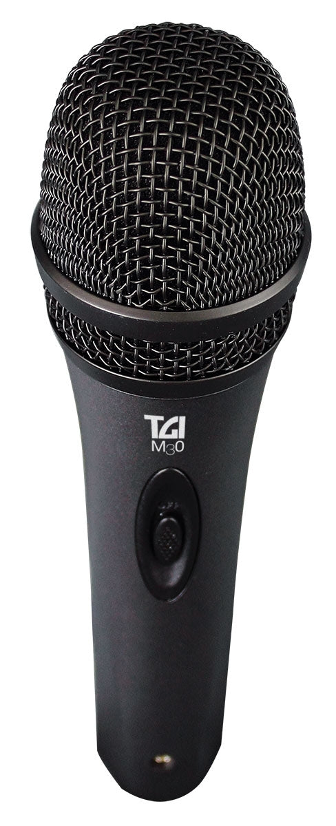 TGI PRO MICROPHONE WITH XLR CABLE AND POUCH.