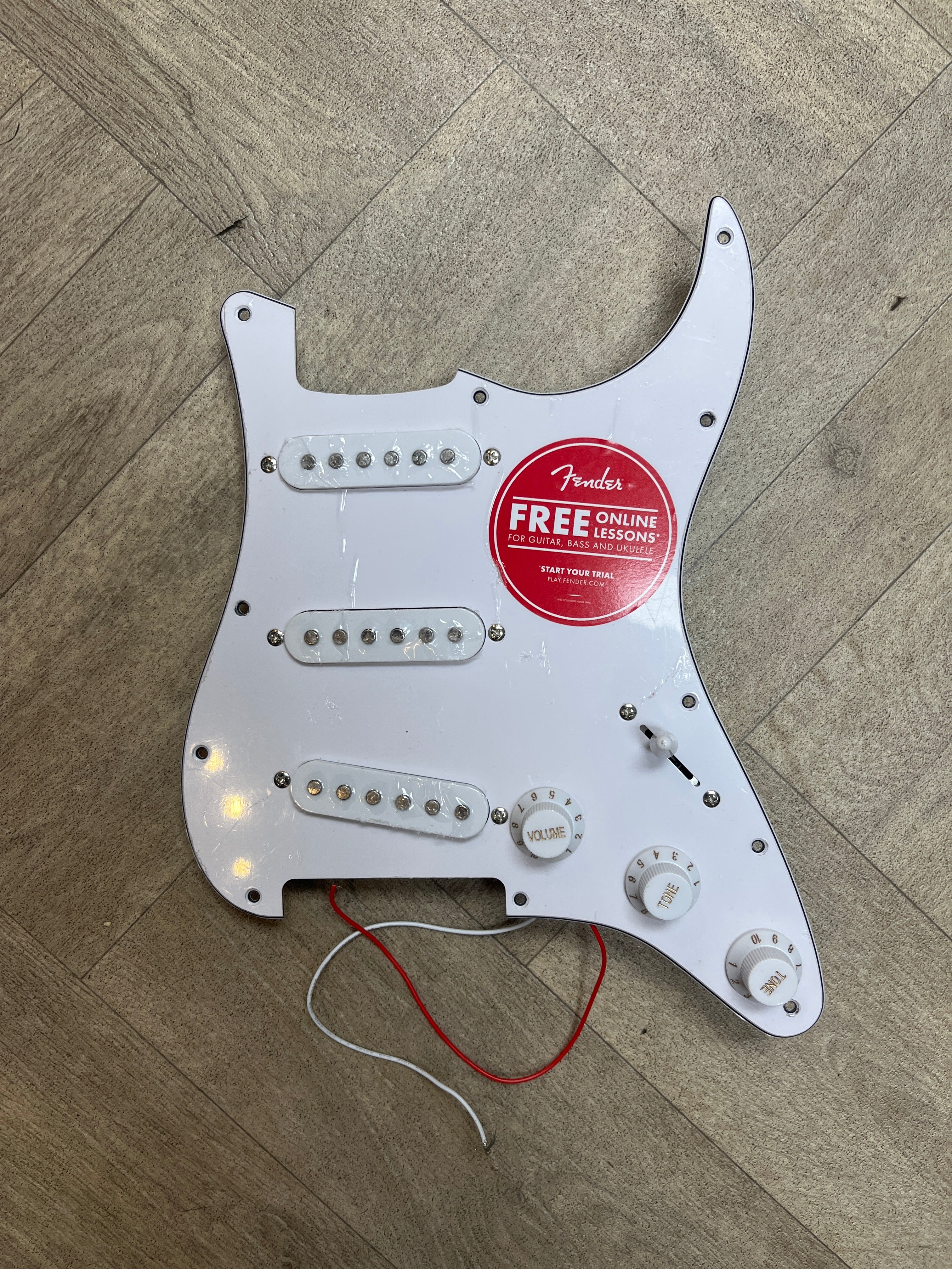 Squier fully loaded pick guard. Spares and repairs
