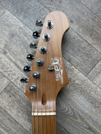 Stunning Jet Telecaster Style Guitar in Sky Blue Frost