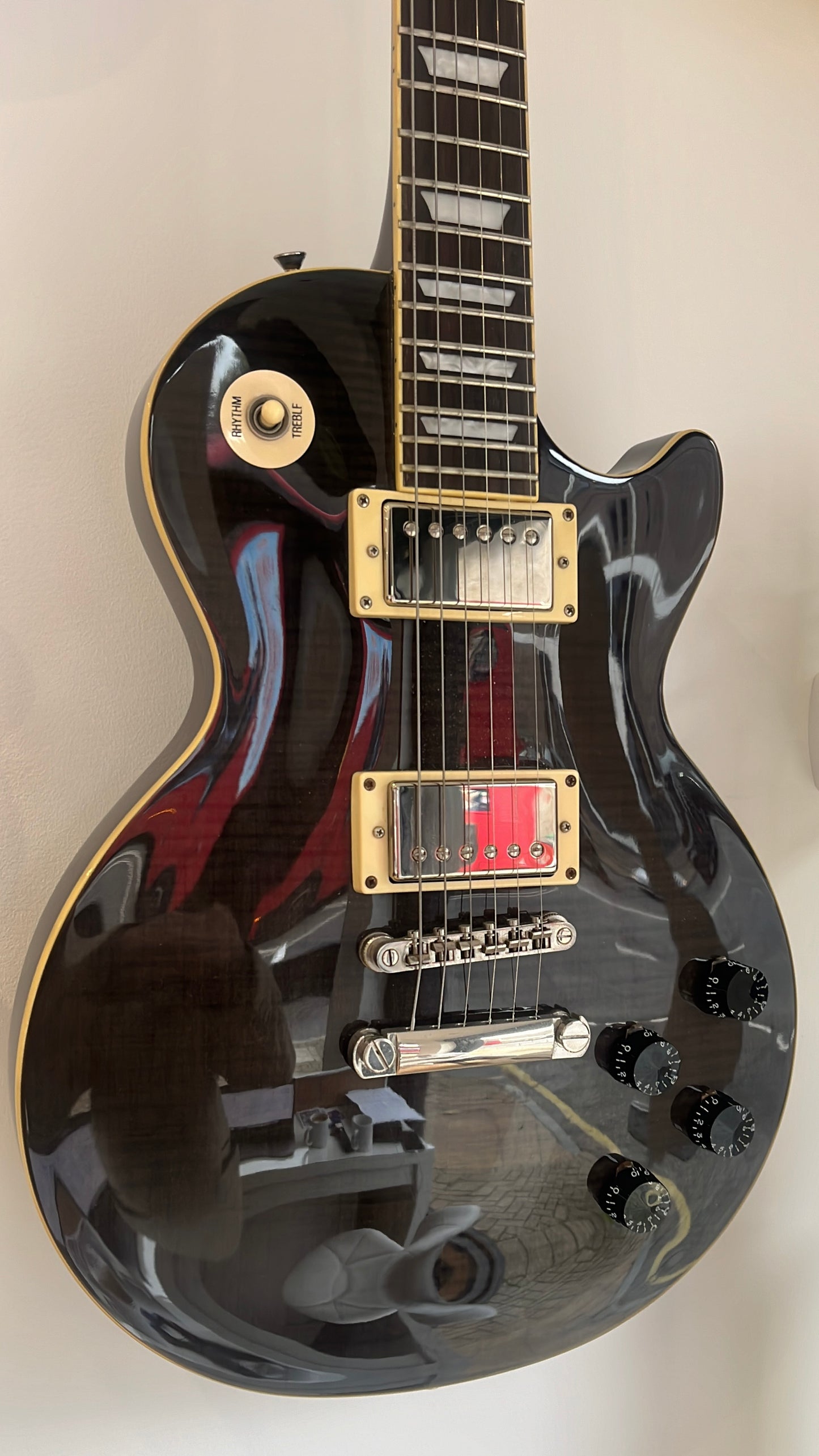 B Stock - Epiphone Les Paul 1960 Tribute Plus Transparent Grey - Damaged