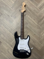 Gloss Black Squier Strat Affinity Series Electric Guitar - Great Condition