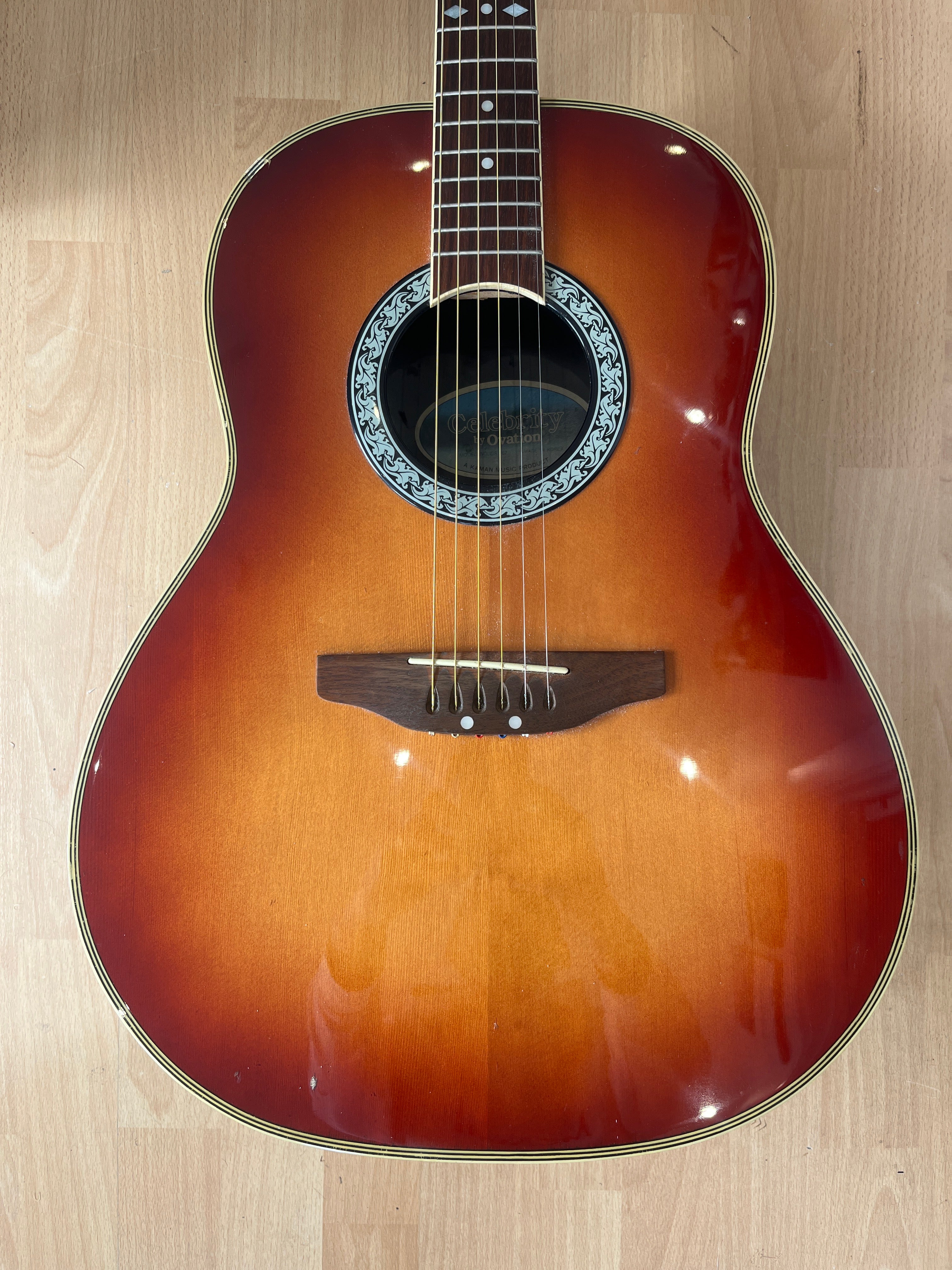 Ovation Celebrity Model No: CS167- Great Condition