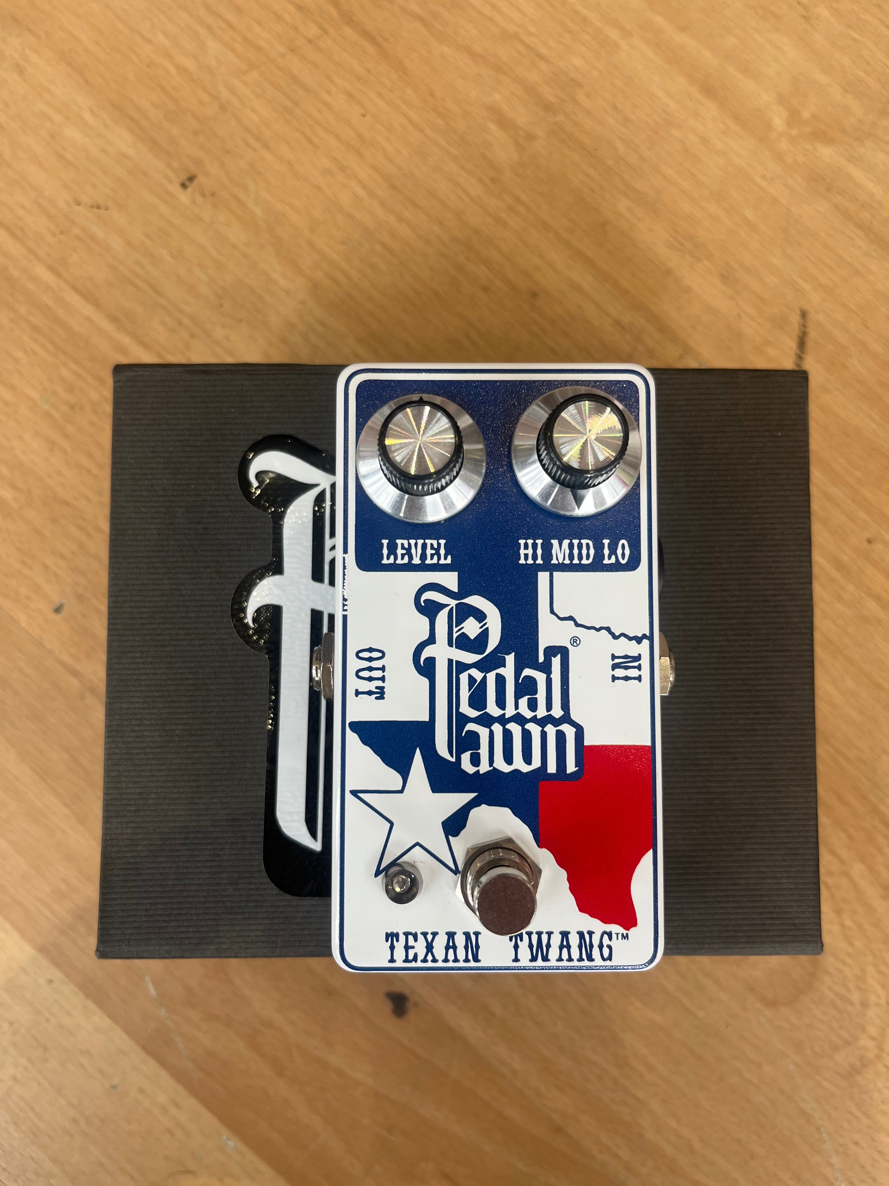 Pedal Pawn Texan Twang Boost/Overdrive Pedal, with box and bag