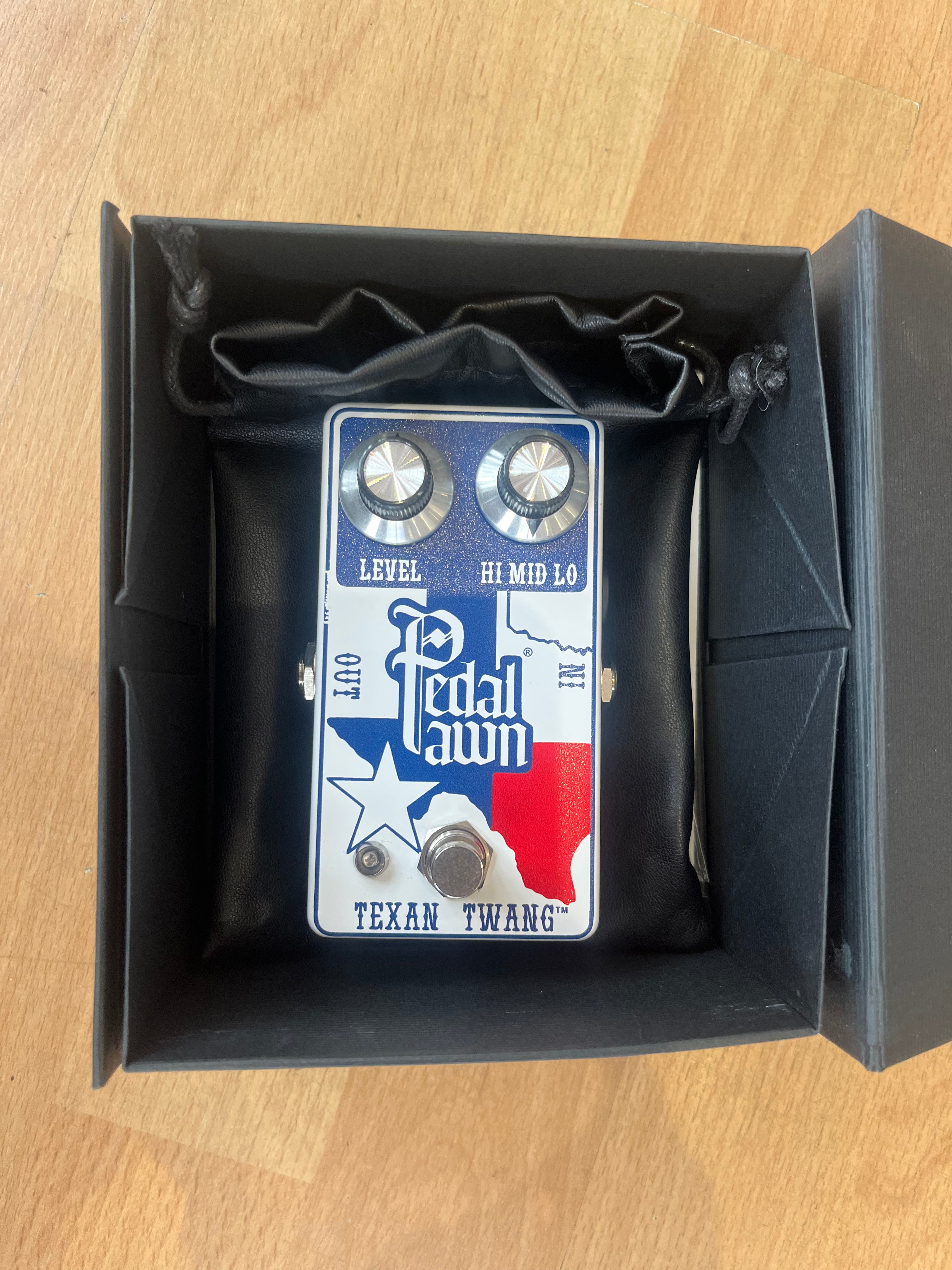 Pedal Pawn Texan Twang Boost/Overdrive Pedal, with box and bag