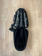 Hanson England Ebonite Clarinet – With Carry Case & Stand - missing one key