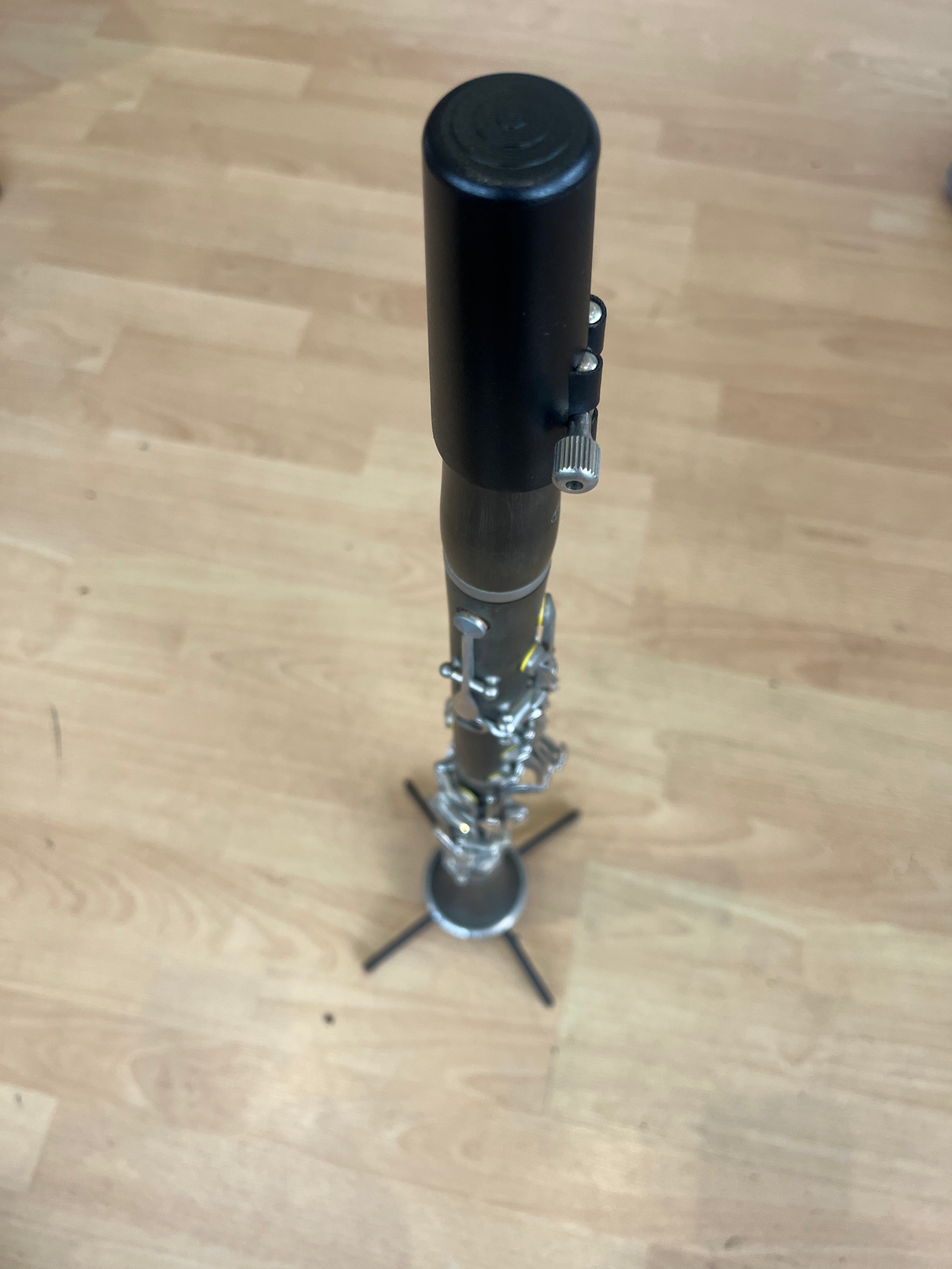 Hanson England Ebonite Clarinet – With Carry Case & Stand - missing one key