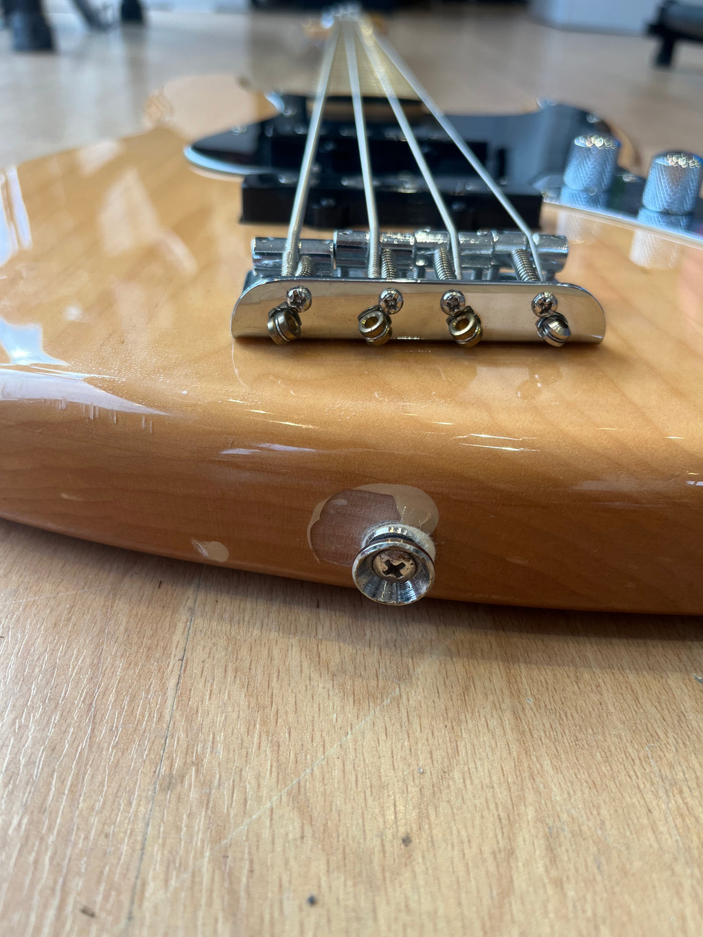 Squier Vintage modified Jazz bass with Stunning finish