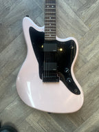 Contemporary Squier Jazzmaster with active pickups in Stunning Misty Rose (Pearlised)