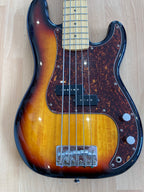 Fender Squier 5 String Precision Bass Sunburst - Excellent Condition