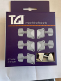 TGI MACHINEHEADS. ACOUSTIC. 3 A SIDE. NICKEL.
