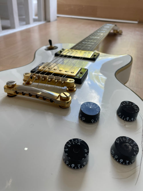 *B Stock* White Tuxedo- Style Epiphone Les Paul Custom