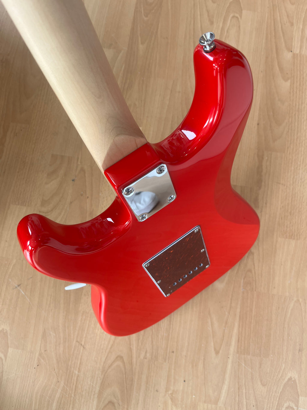 Vintage V60 Maple Coaster Series Electric Guitar ~ Gloss Red