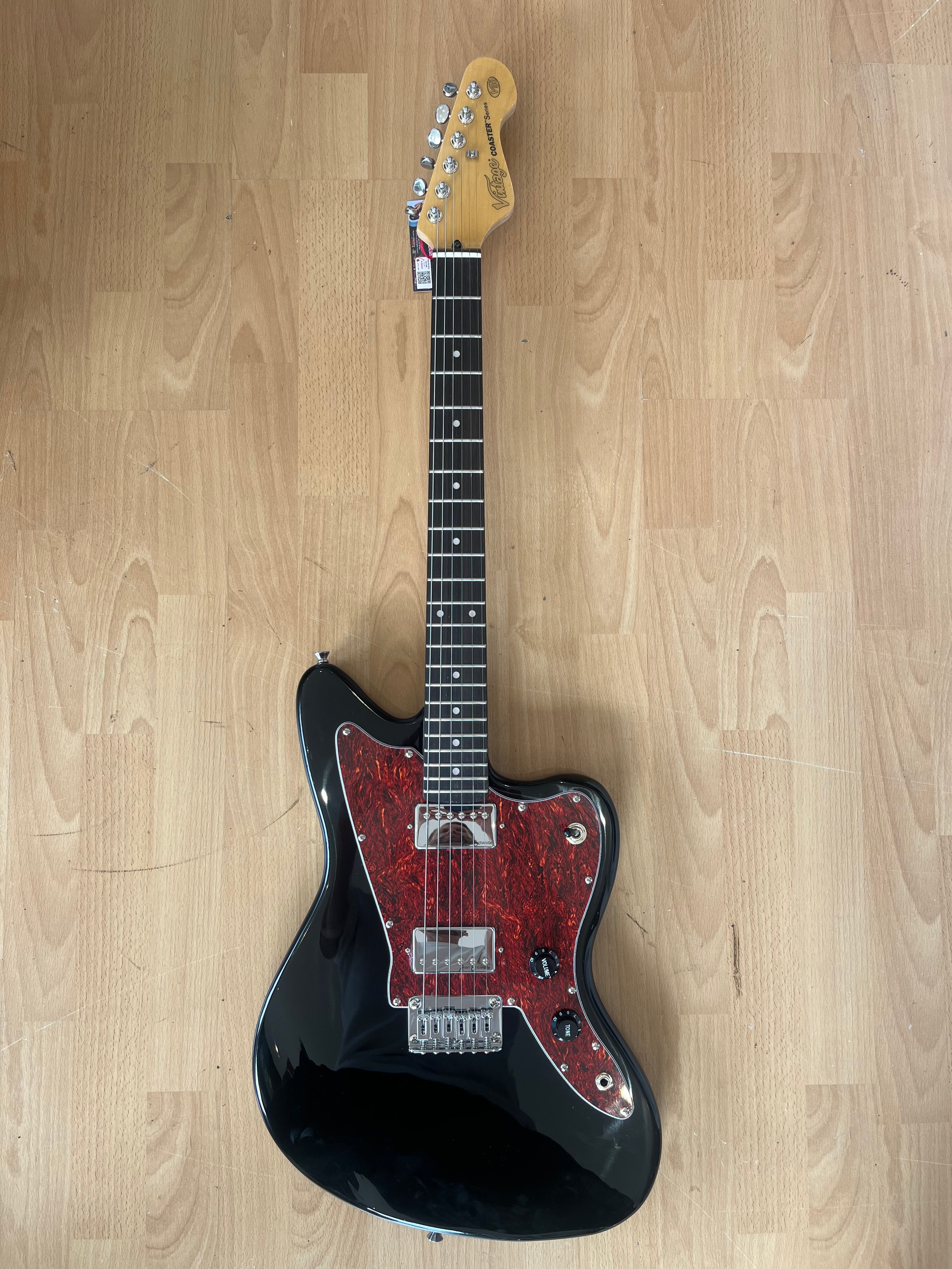 Vintage V50 Coaster Series Electric Guitar ~ Boulevard Black