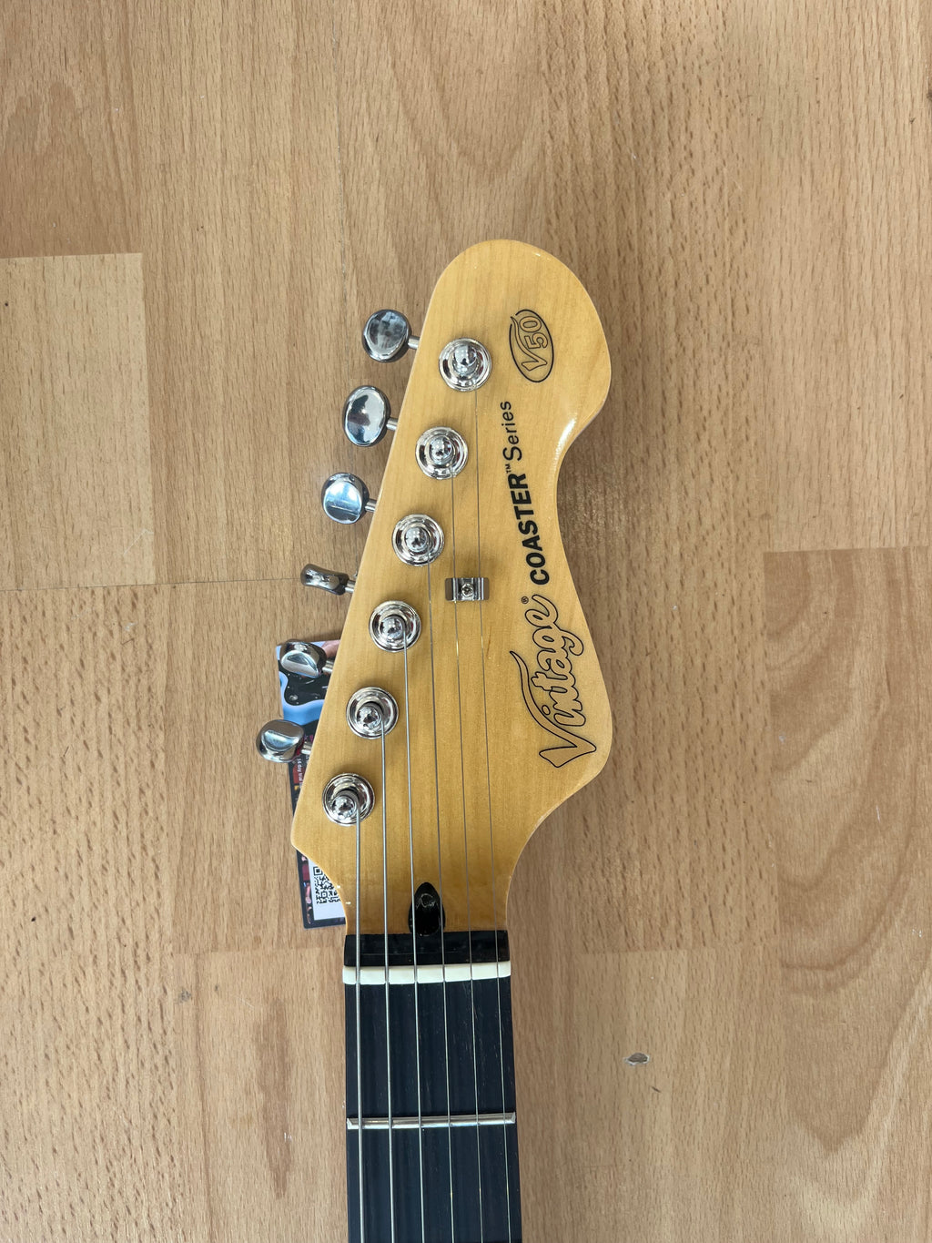 Vintage V50 Coaster Series Electric Guitar ~ Boulevard Black