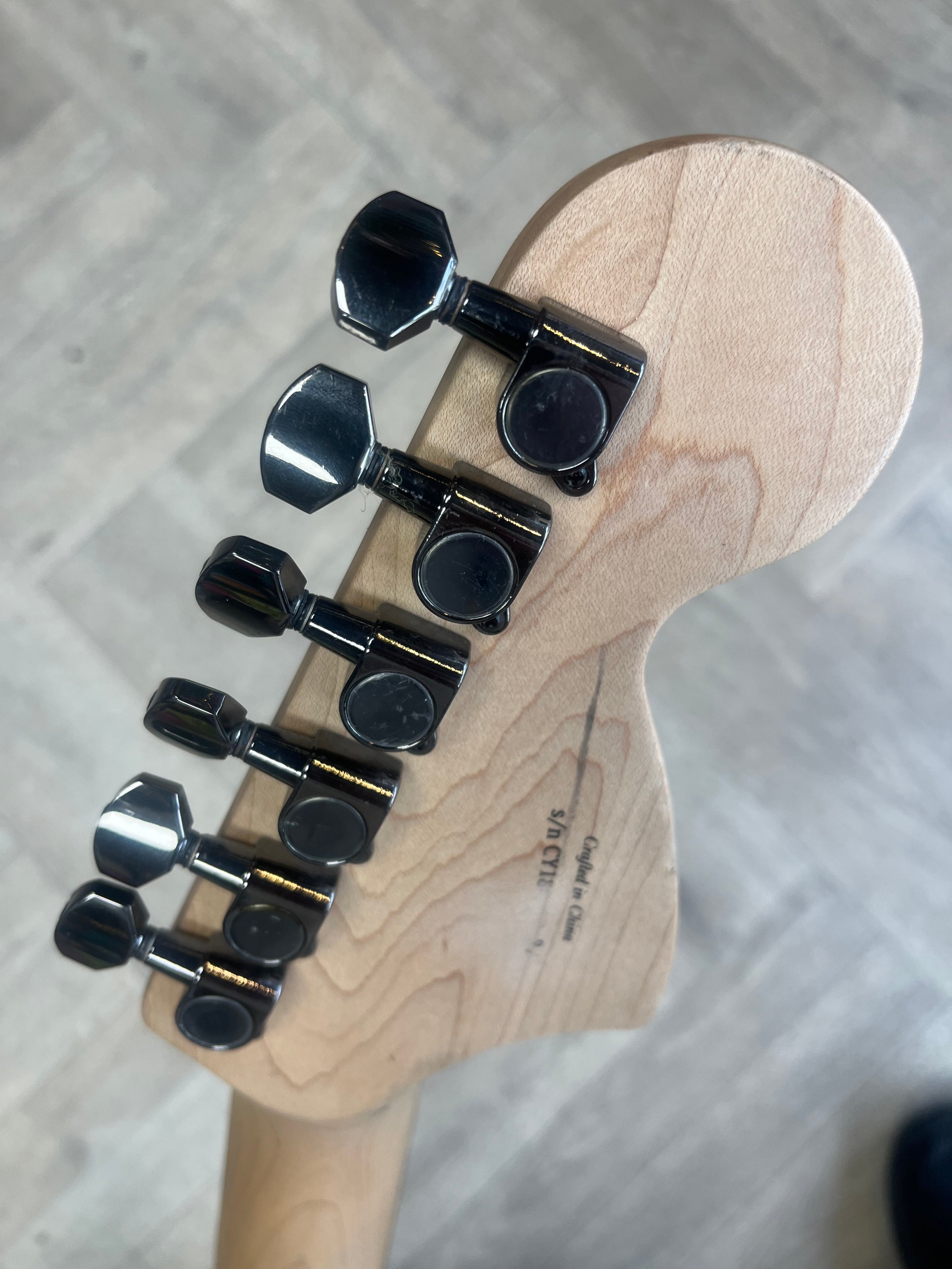 Contemporary Active Stratocaster HH with Floyd Rose in Flat Black - SOME COSMETIC DAMAGE