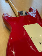 Squier Strat in Bright Red- good condition