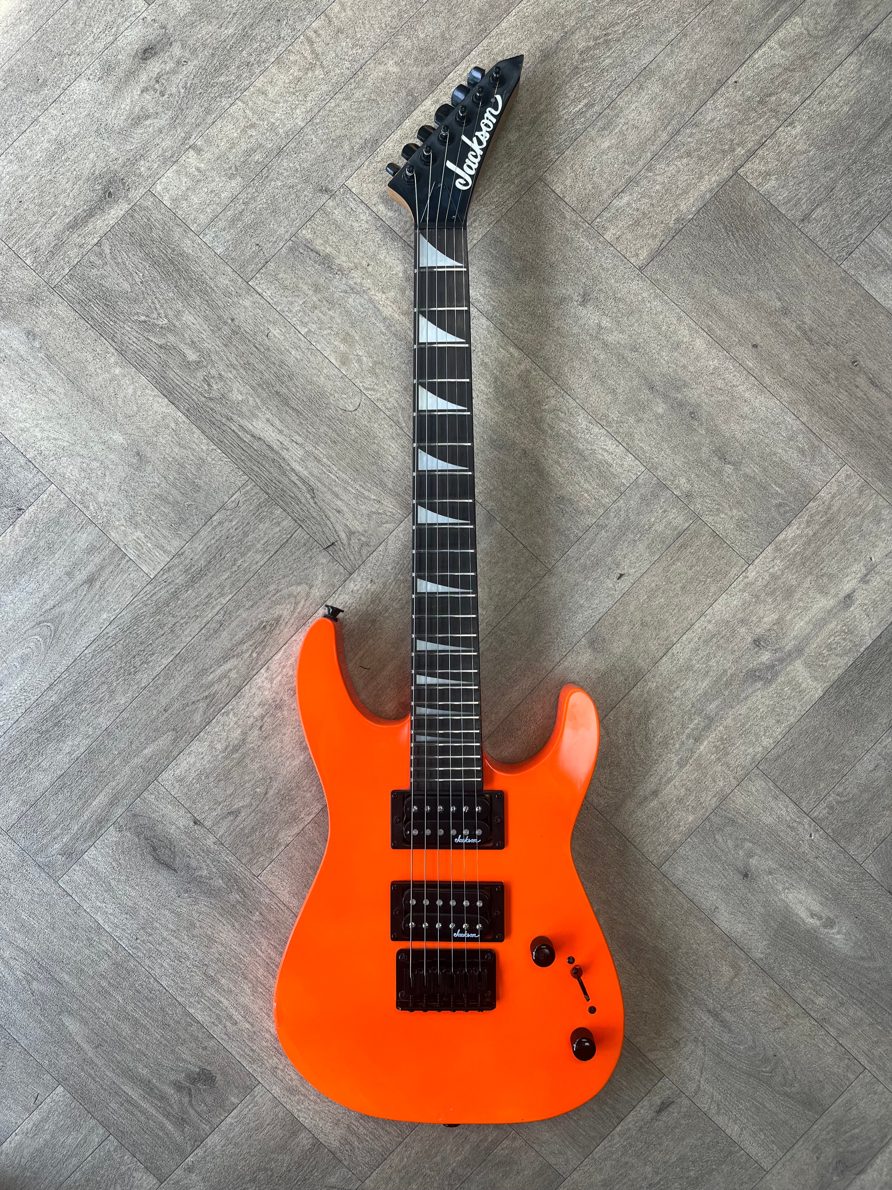 Jackson Dinky Minion JS1X Electric Guitar Safety Orange
