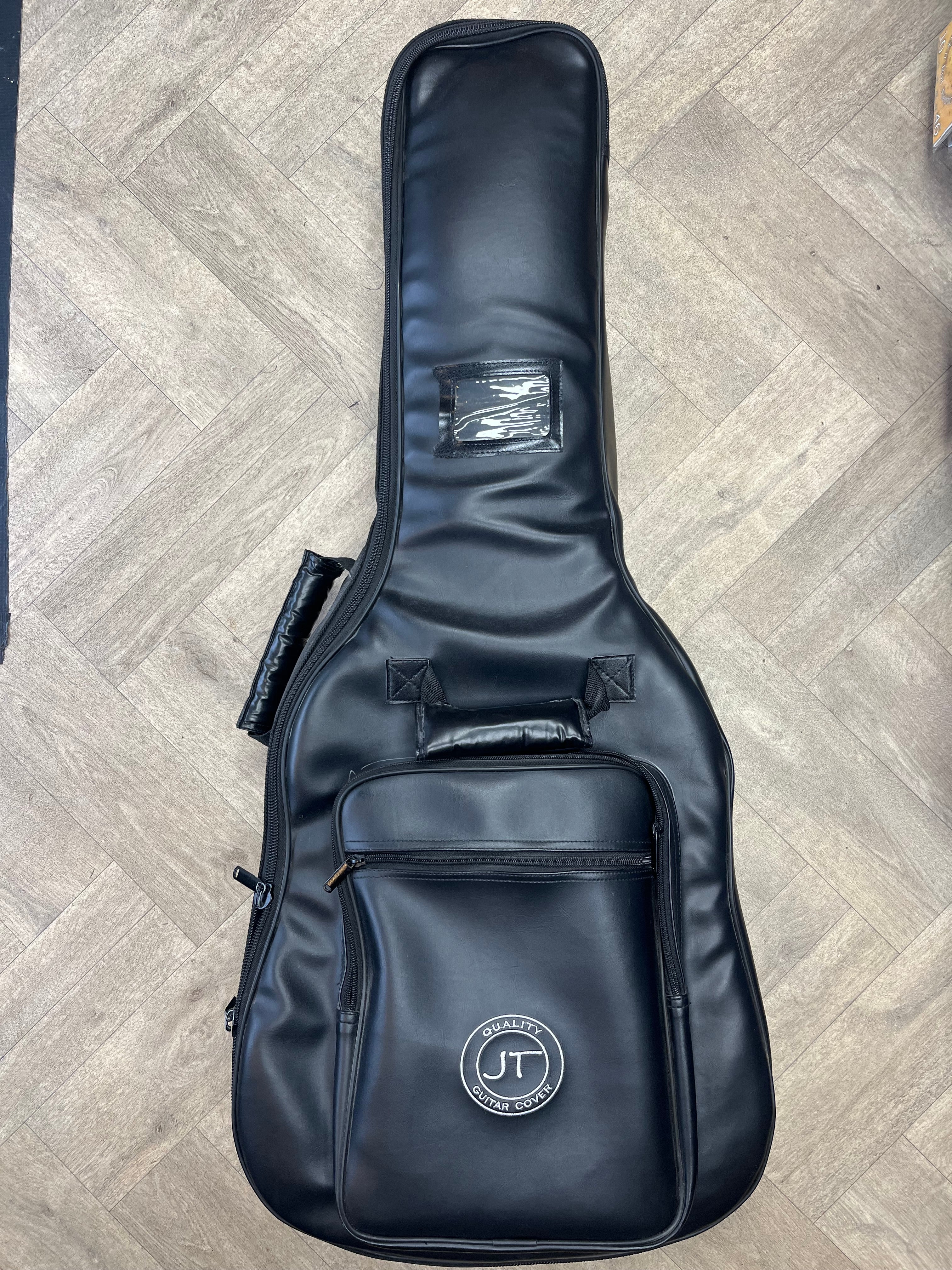 JT Faux Leather Padded Guitar Case - Good Condition