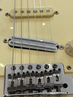 Vintage White Fender Mexican Strat - with HotRail pickups