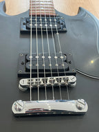 Vintage looking Epiphone SG Standard in black wood finish -good condition