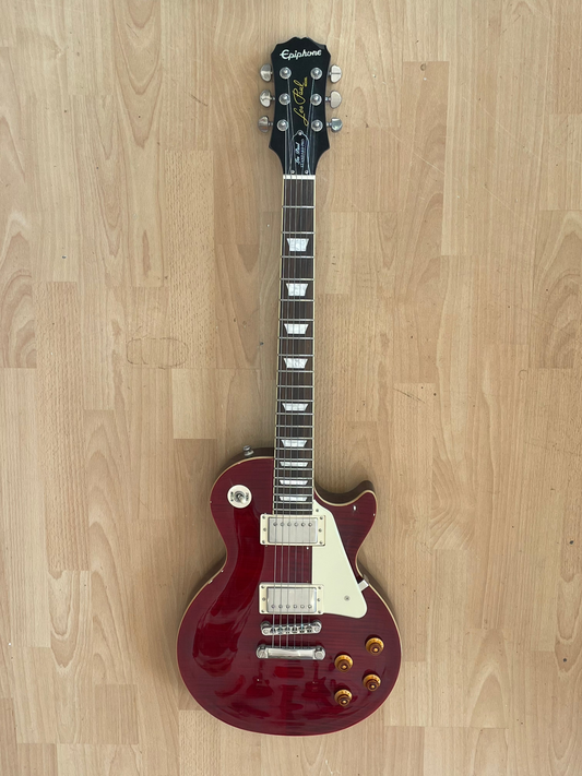 Epiphone Les Paul Standard Pro in Cherry Red - Mint Condition