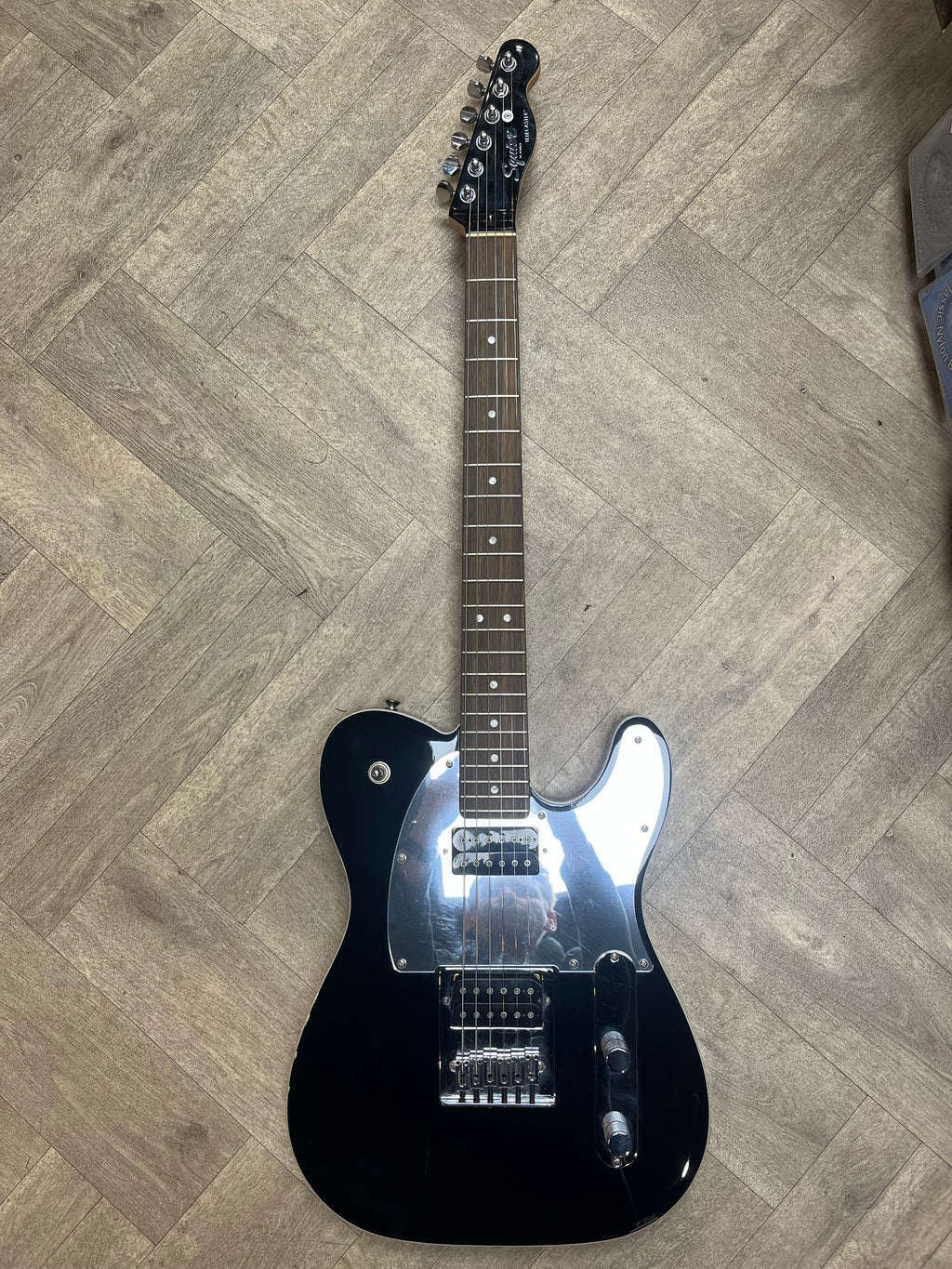 Squier John 5 Telecaster Electric Guitar – Black Chrome Edition - EXCELLENT CONDITION