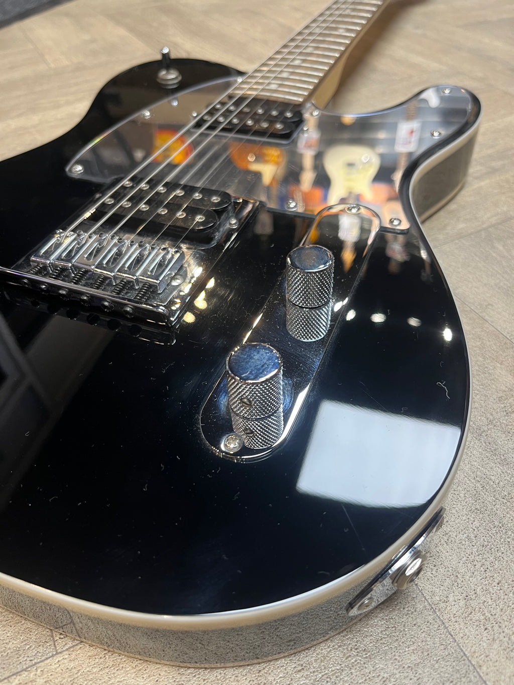 Squier John 5 Telecaster Electric Guitar – Black Chrome Edition - EXCELLENT CONDITION