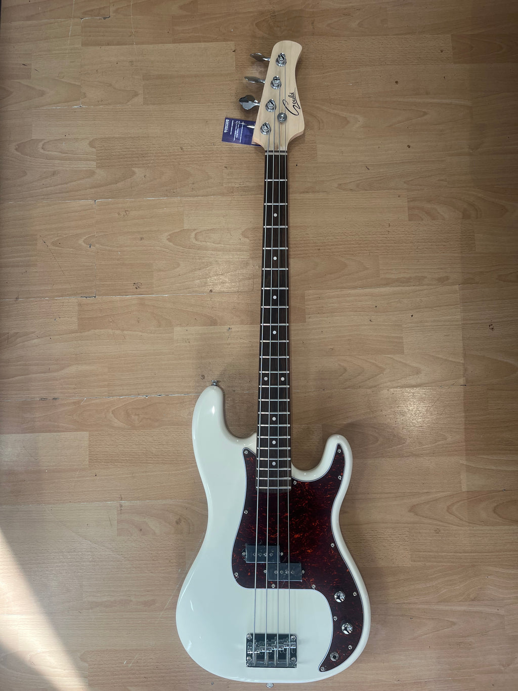 Gould Electric Bass - Princeton Model. Cream