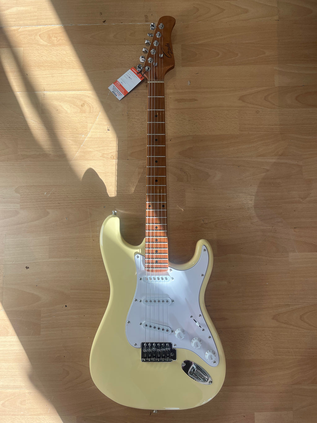 Gould Electric Guitar - Santa Fe Model. SSS. Vintage White