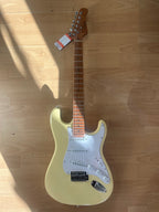 Gould Electric Guitar - Santa Fe Model. SSS. Vintage White