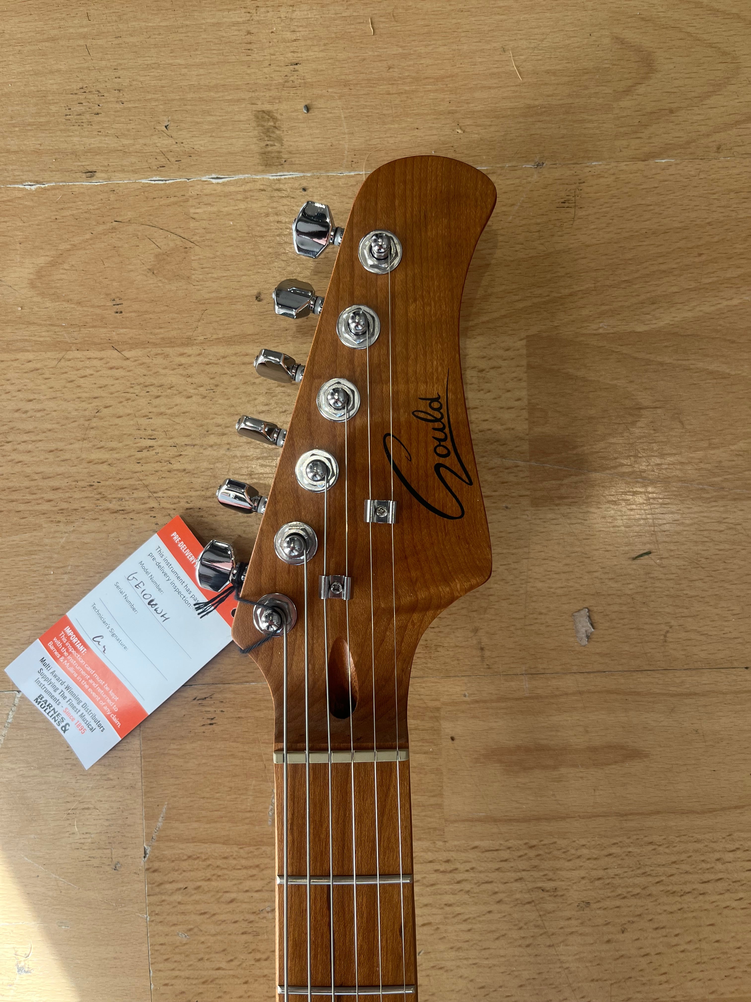 Gould Electric Guitar - Santa Fe Model. SSS. Vintage White