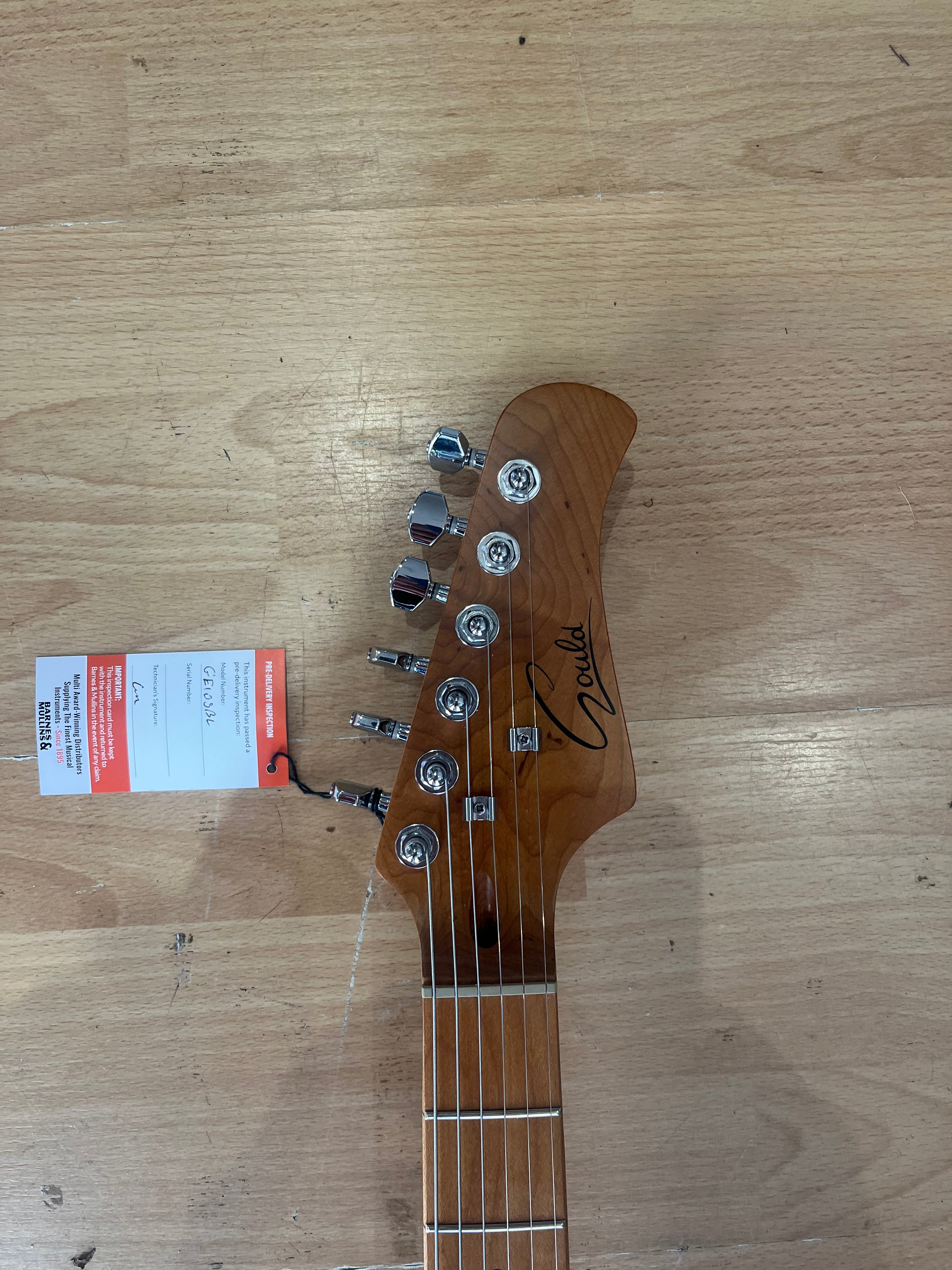 Gould Electric Guitar - Santa Fe Model. SSS. Sonic Blue