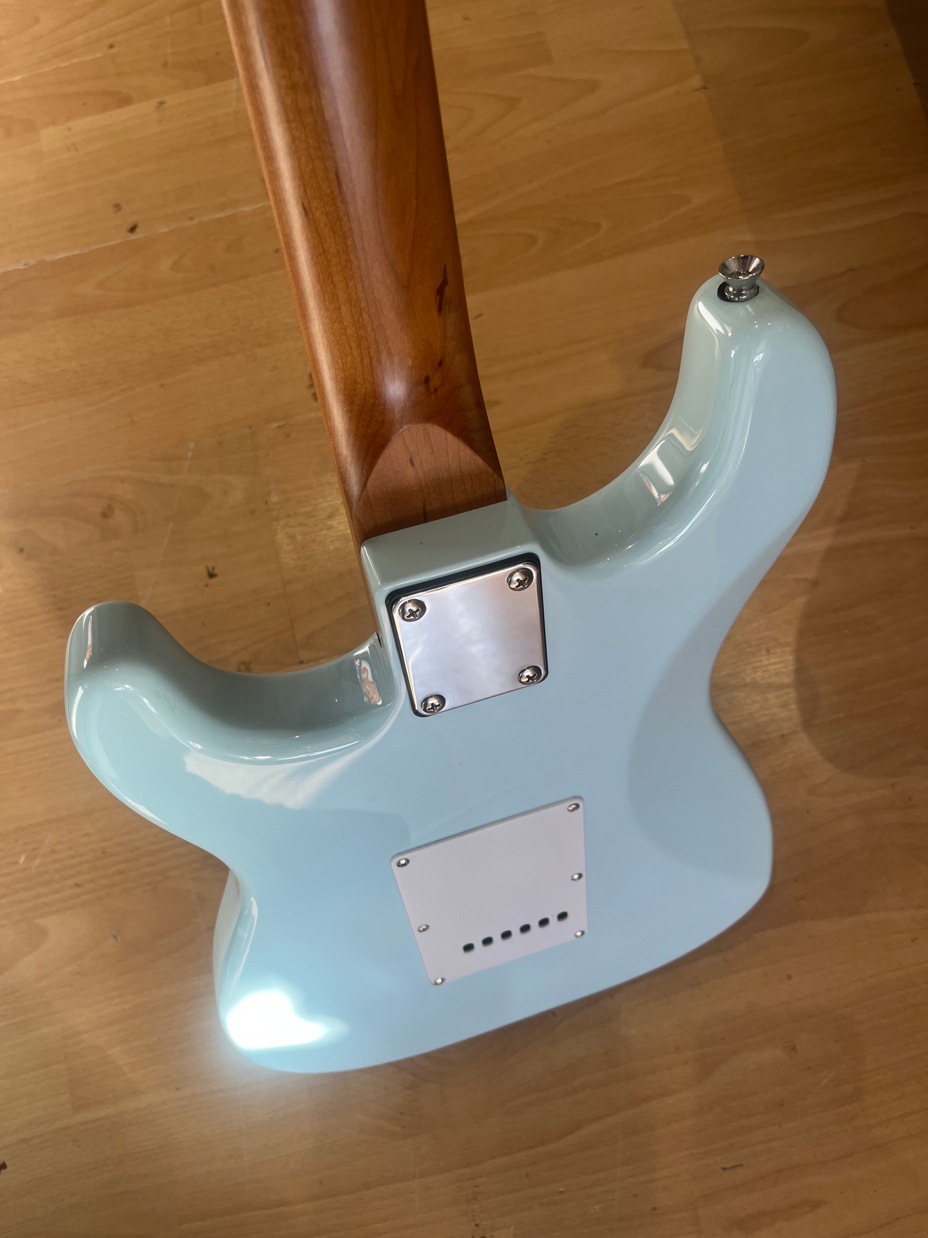 Gould Electric Guitar - Santa Fe Model. SSS. Sonic Blue