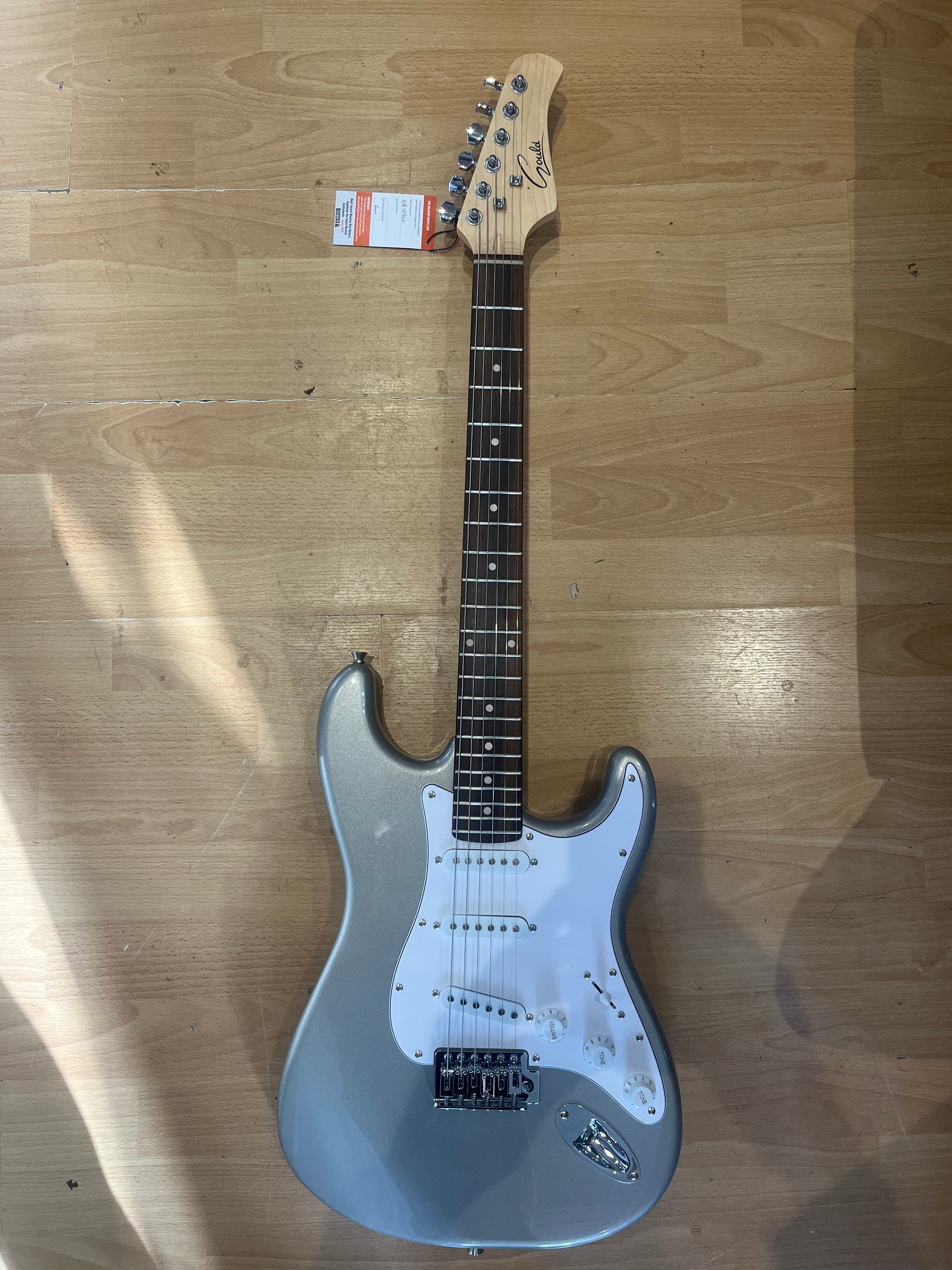 Gould Electric Guitar - Santa Fe Model. SSS. M/Inca Silver