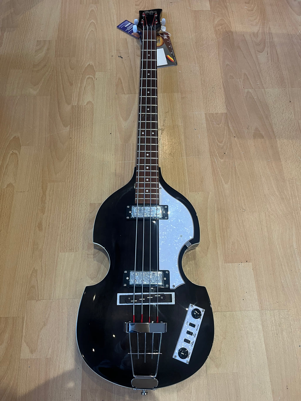 Hofner Ignition Violin Bass Transparent Black