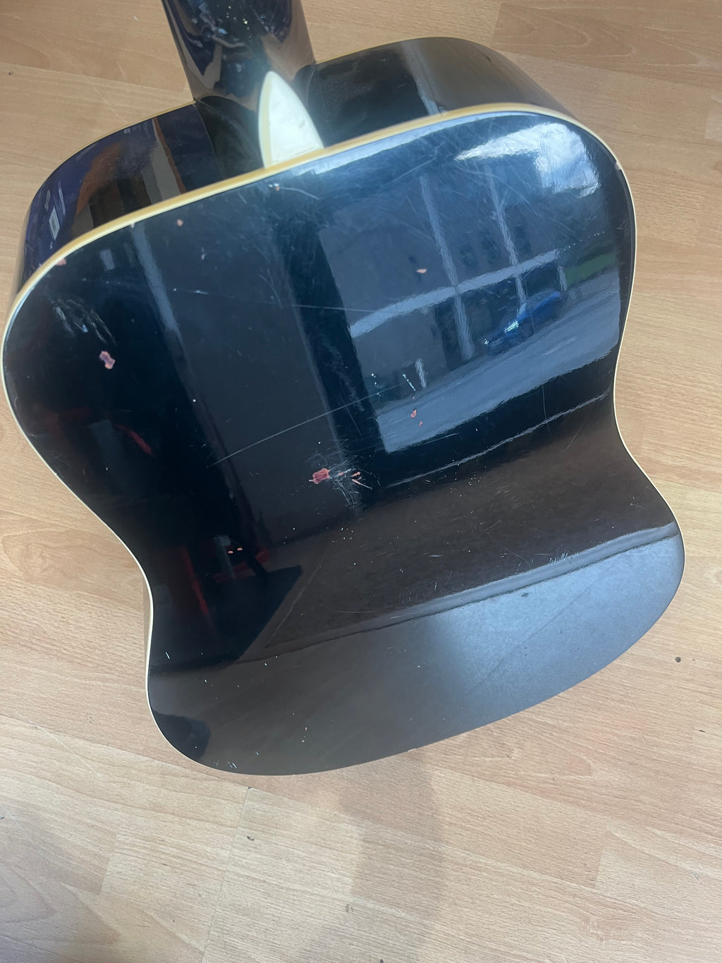 Aria 12-String Dreadnought Acoustic – Black - PLAYER GRADE