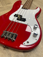 Squier by Fender Precision Bass – Candy Apple Red | Affinity Series | Made in China - GOOD CONDITION