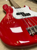 Squier by Fender Precision Bass – Candy Apple Red | Affinity Series | Made in China - GOOD CONDITION