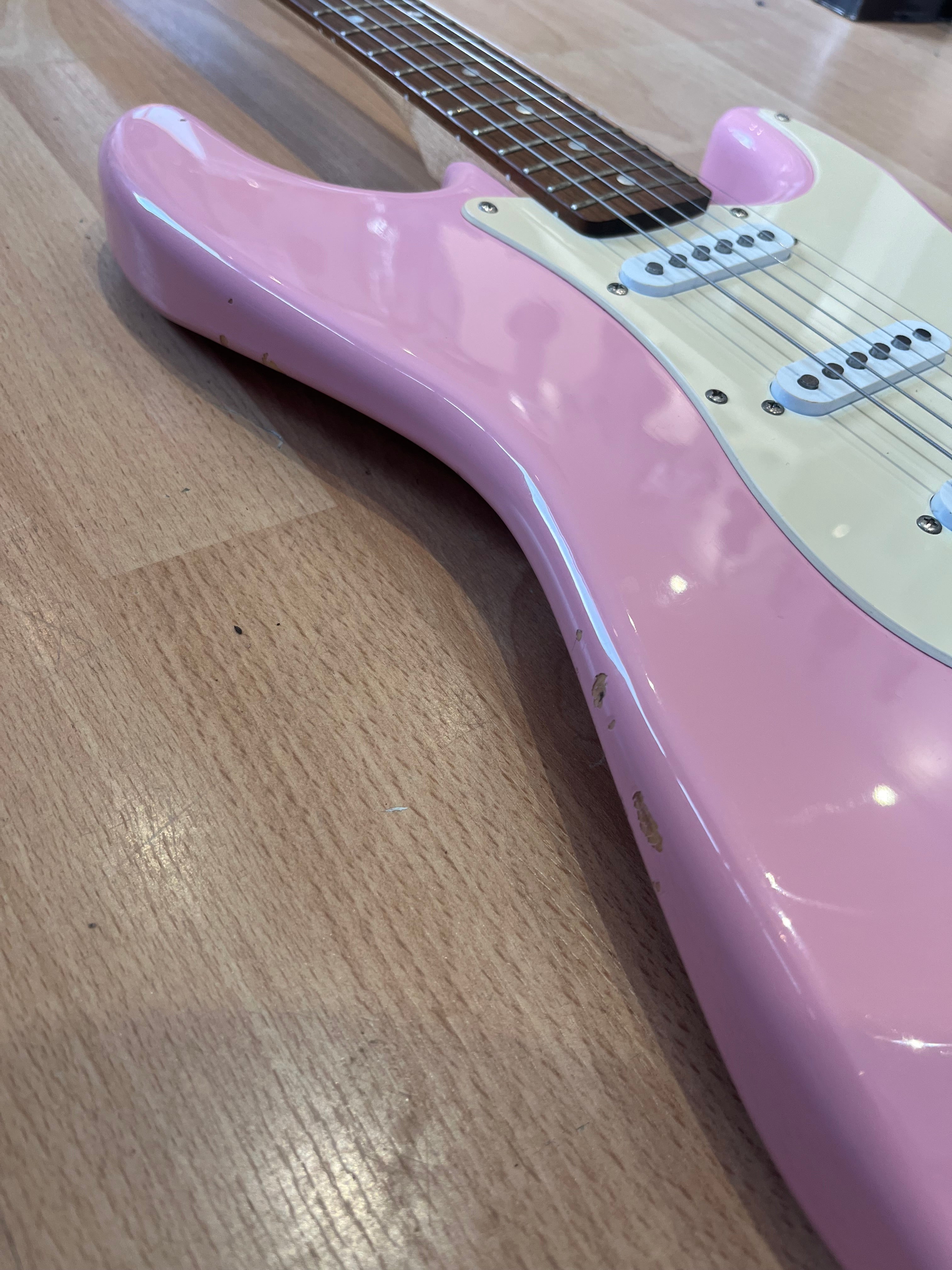 Squier Stratocaster – Pink Finish - GOOD CONDITION